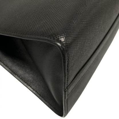 Prada Tote Bag Monochrome Bag Black Leather