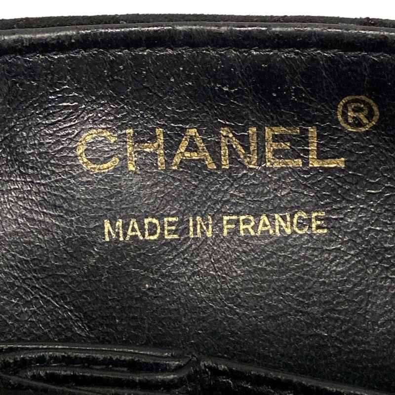 Chanel Shoulder Bag Mini Matelasse Black Chain Shoulder/gold Hardware