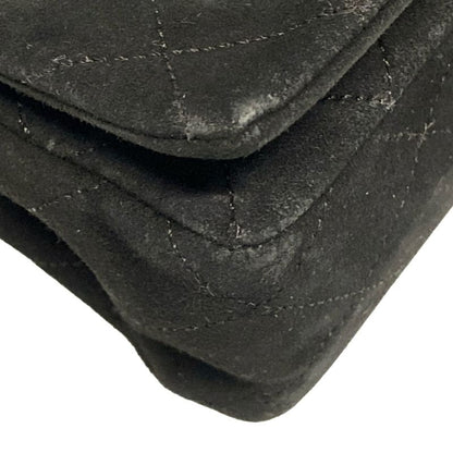 Chanel Shoulder Bag Mini Matelasse Black Chain Shoulder/gold Hardware