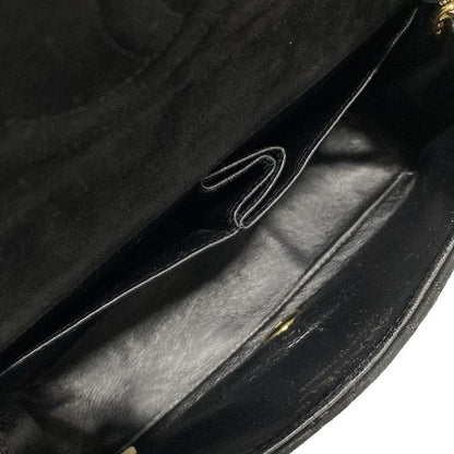 Chanel Shoulder Bag Mini Matelasse Black Chain Shoulder/gold Hardware