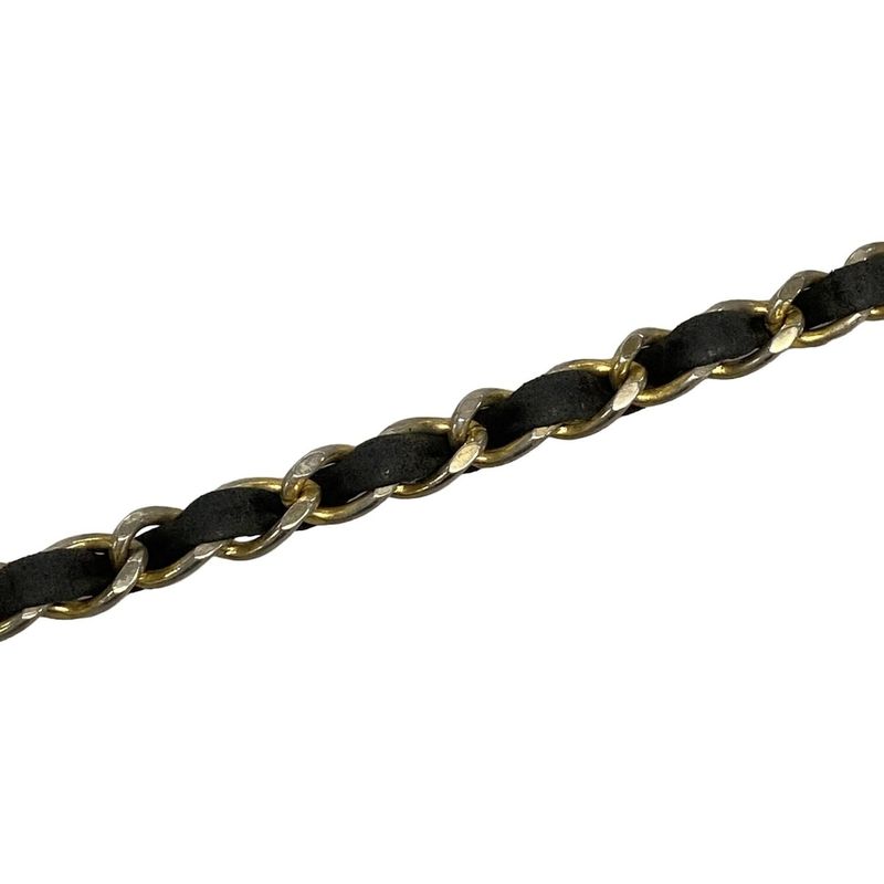 Chanel Shoulder Bag Mini Matelasse Black Chain Shoulder/gold Hardware