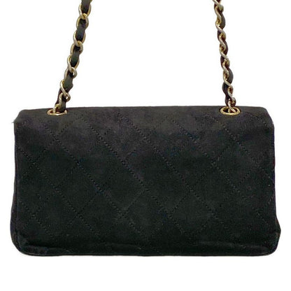 Chanel Shoulder Bag Mini Matelasse Black Chain Shoulder/gold Hardware