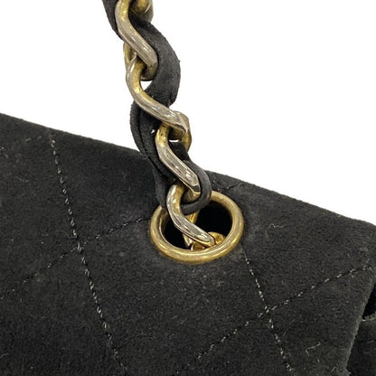 Chanel Shoulder Bag Mini Matelasse Black Chain Shoulder/gold Hardware