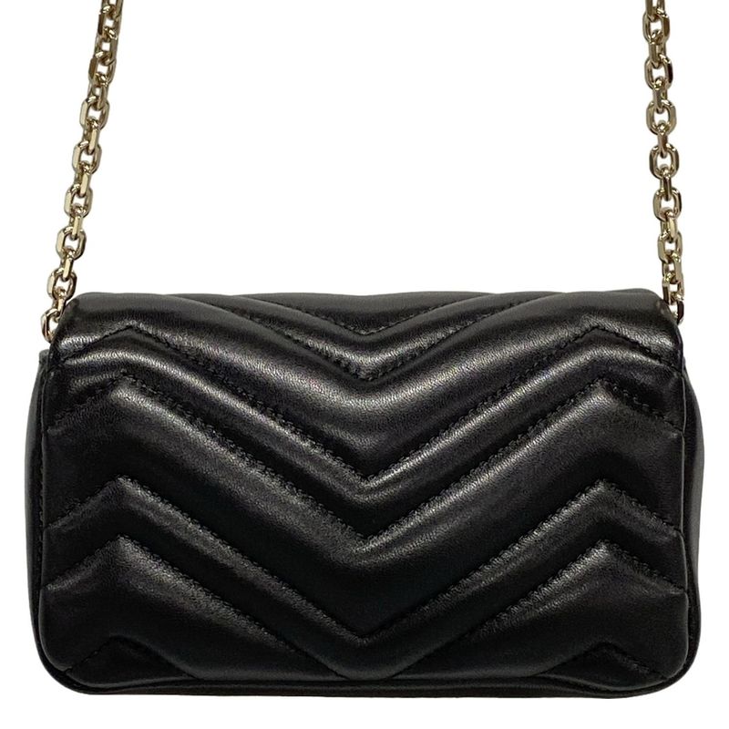 Gucci GG Marmont Mini Shoulder Bag 841290 Black Chain Shoulder Leather