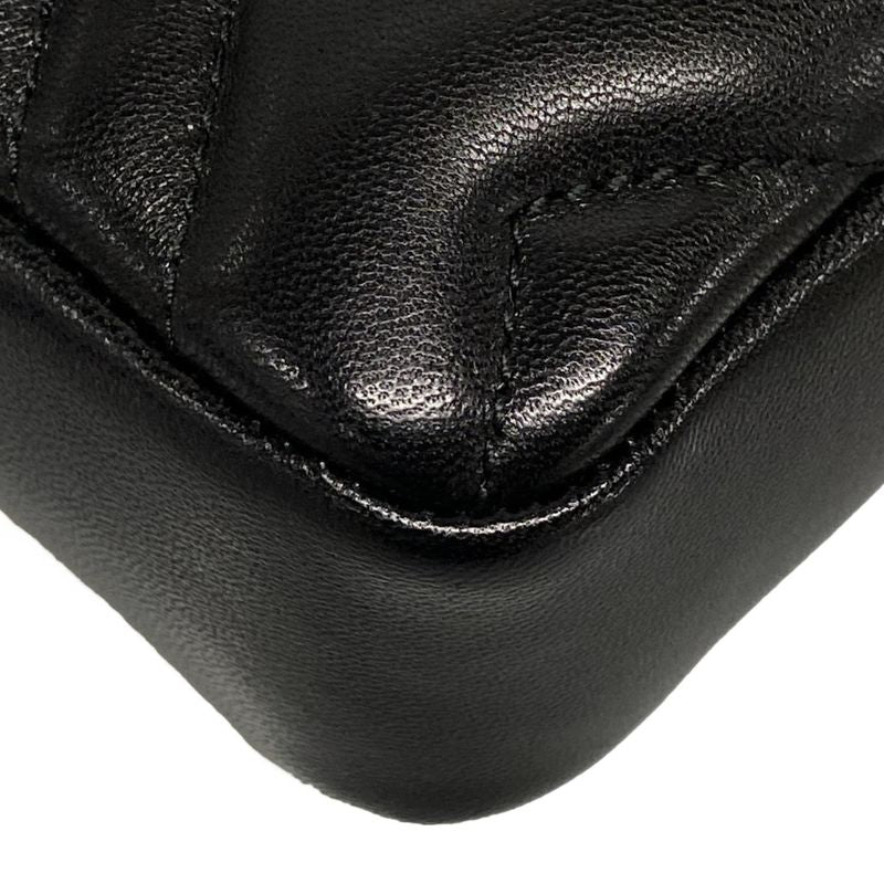 Gucci GG Marmont Mini Shoulder Bag 841290 Black Chain Shoulder Leather