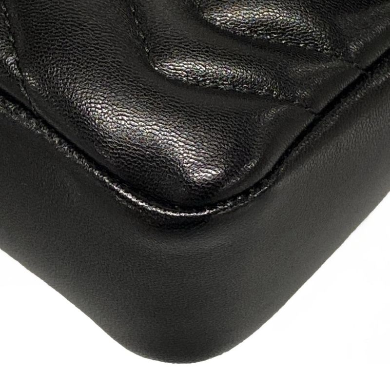 Gucci GG Marmont Mini Shoulder Bag 841290 Black Chain Shoulder Leather