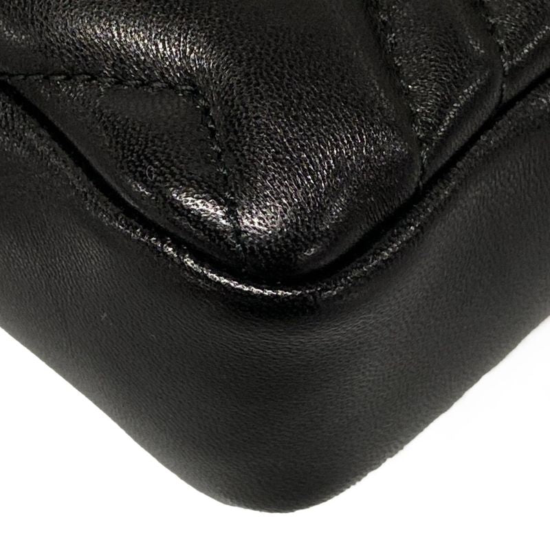 Gucci GG Marmont Mini Shoulder Bag 841290 Black Chain Shoulder Leather