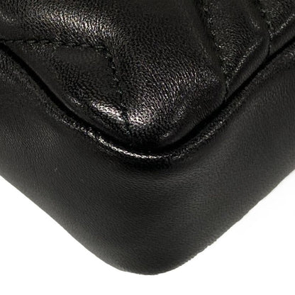 Gucci GG Marmont Mini Shoulder Bag 841290 Black Chain Shoulder Leather