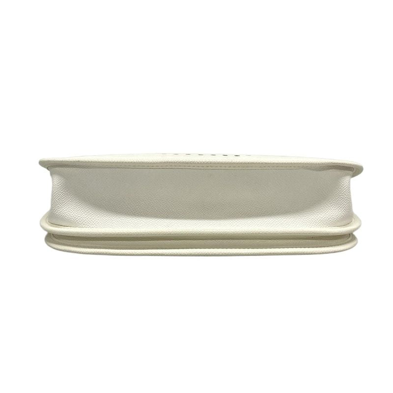 Hermes Shoulder Bag Evelyndu PM White Silver Hardware