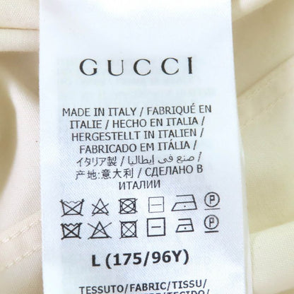 Gucci 610065 100% Cotton LE ROSE DI Eliogabalo Webline Logo Jumpsuit Tuna