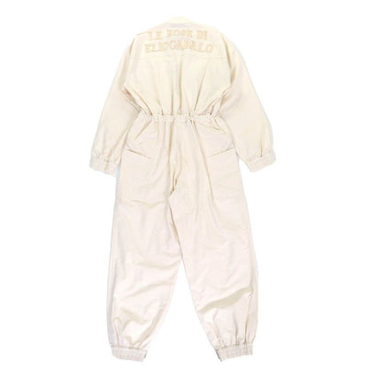 Gucci 610065 100% Cotton LE ROSE DI Eliogabalo Webline Logo Jumpsuit Tuna