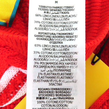 Gucci×adidas Gucci×adidas 693835 Linen Cotton Trefoil Embroidered Knit Shorts