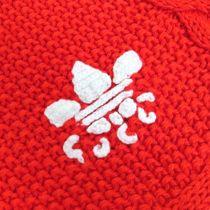 Gucci×adidas Gucci×adidas 693835 Linen Cotton Trefoil Embroidered Knit Shorts