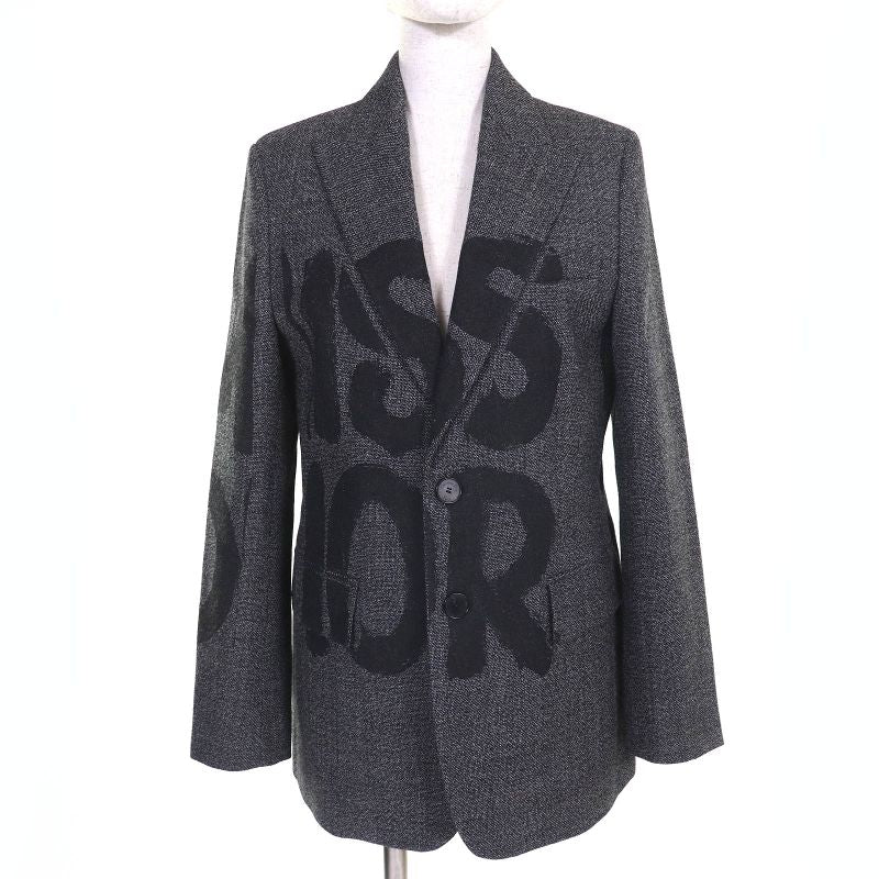 Christian DIOR 24AW 451v18p1186 Miss DIOR Graffiti End-on-end Jacket 40 Worn