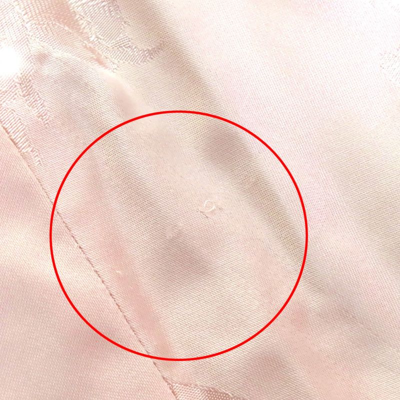 Gucci 22AW 708505 Leather Use Eco-fur Long Coat 100% Silk Lining Beige Red 38