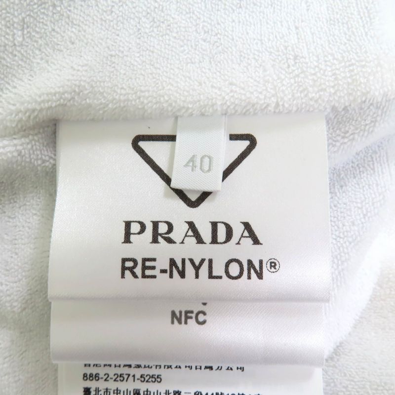 Prada 2021 29z021 Re Nylon Logo Coach Jacket Nylon Jacket Black 40 Made In