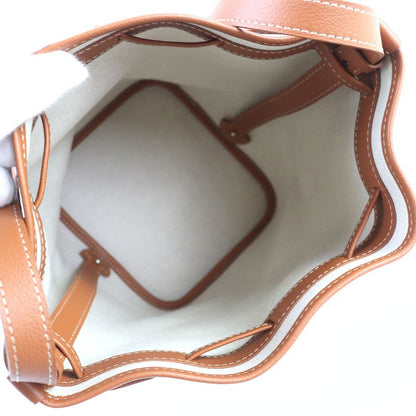 Goyard Peflotpmlty01cl03p Petit Flo Bucket Bag Calf Leather Goyard Din Canvas