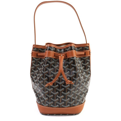 Goyard Peflotpmlty01cl03p Petit Flo Bucket Bag Calf Leather Goyard Din Canvas