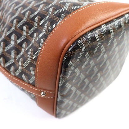 Goyard Peflotpmlty01cl03p Petit Flo Bucket Bag Calf Leather Goyard Din Canvas