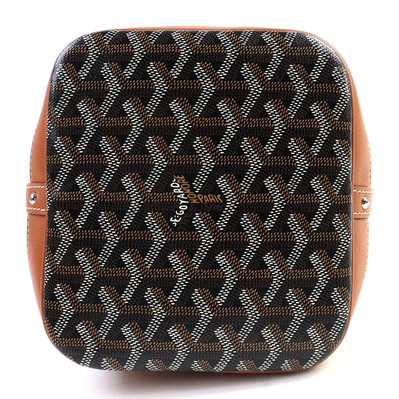 Goyard Peflotpmlty01cl03p Petit Flo Bucket Bag Calf Leather Goyard Din Canvas