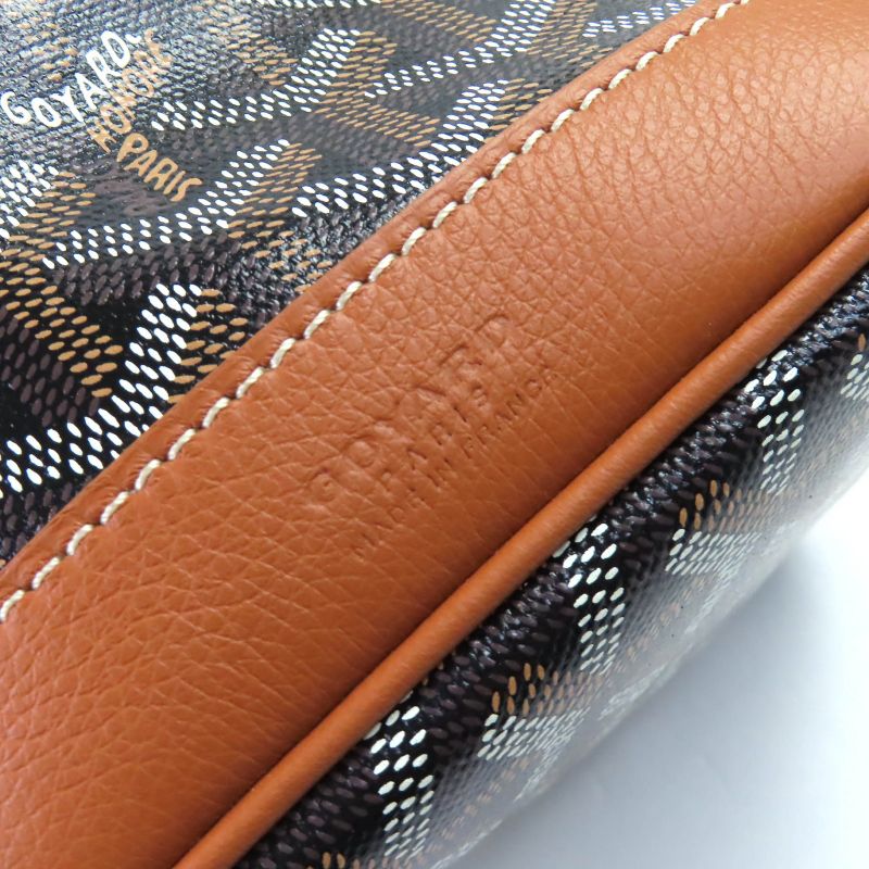 Goyard Peflotpmlty01cl03p Petit Flo Bucket Bag Calf Leather Goyard Din Canvas