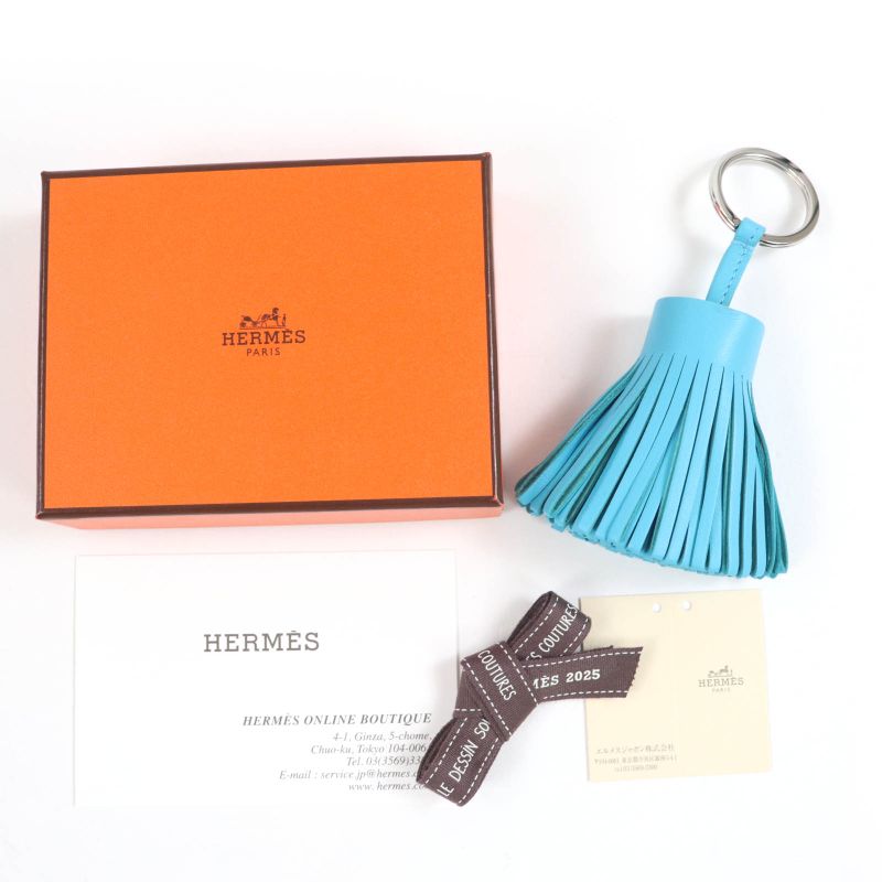 Hermes Carmen Agnomiro Lagon Purchased October 2024 Bag Charm W Engraved With