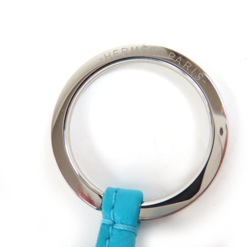 Hermes Carmen Agnomiro Lagon Purchased October 2024 Bag Charm W Engraved With