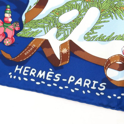 Hermes Carre Geant90 Carre 90 Noel Au 24 Faubourg Christmas At 24 Faubourg 100%