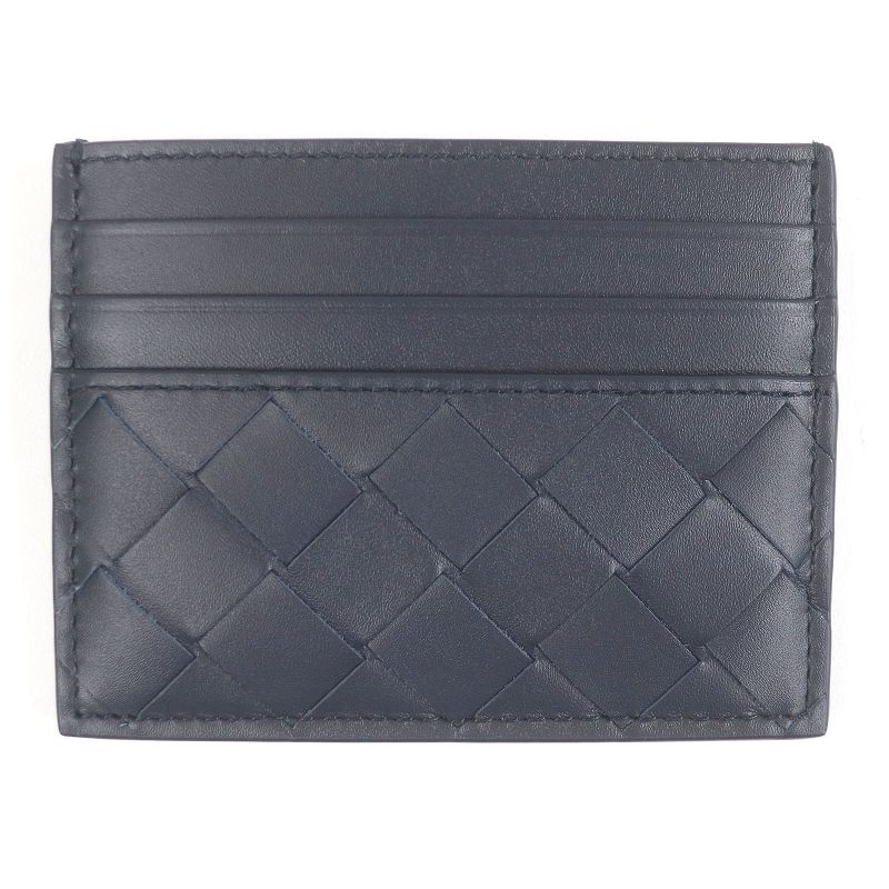 Bottega Veneta 743209 Leather Intrecciato Business Card Holder