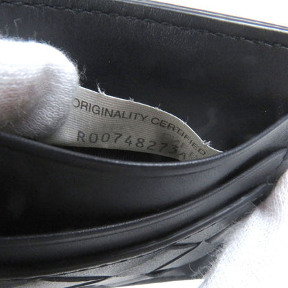 Bottega Veneta 743209 Leather Intrecciato Business Card Holder