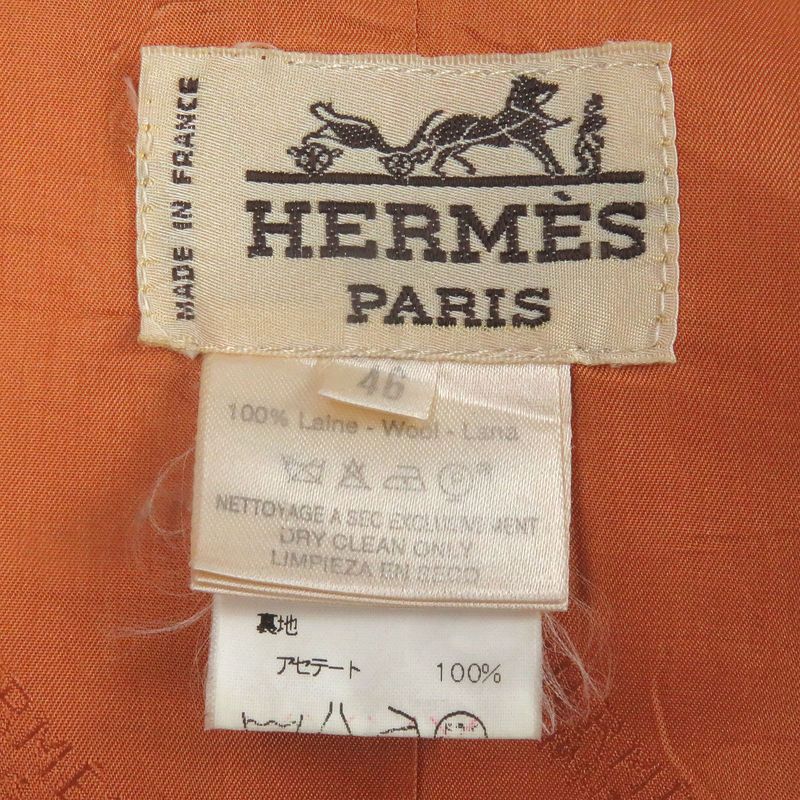 Hermes Vintage Rare Hiroshi Fujiwara Wearing Toggle Button Hooded