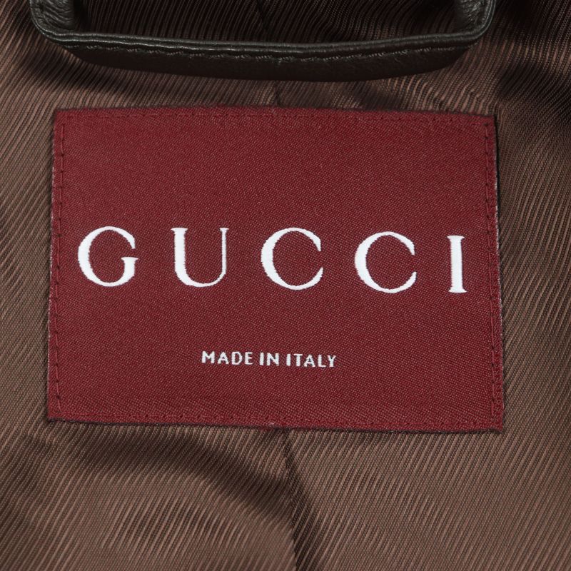 Gucci 793726 Sherry Line Webline Embroidery Sheepskin Lambleather Official