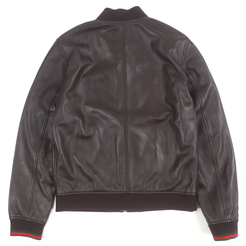 Gucci 793726 Sherry Line Webline Embroidery Sheepskin Lambleather Official