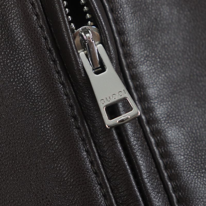 Gucci 793726 Sherry Line Webline Embroidery Sheepskin Lambleather Official