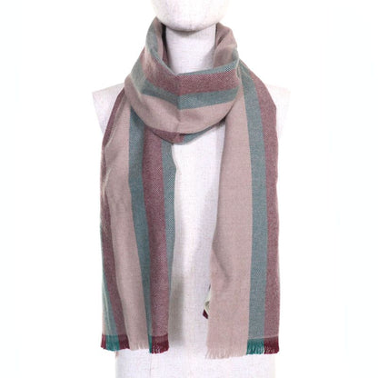 Gucci 387574 4g200 100% Wool Sherry Line Fringed Shawl Scarf Stole Scarf Light