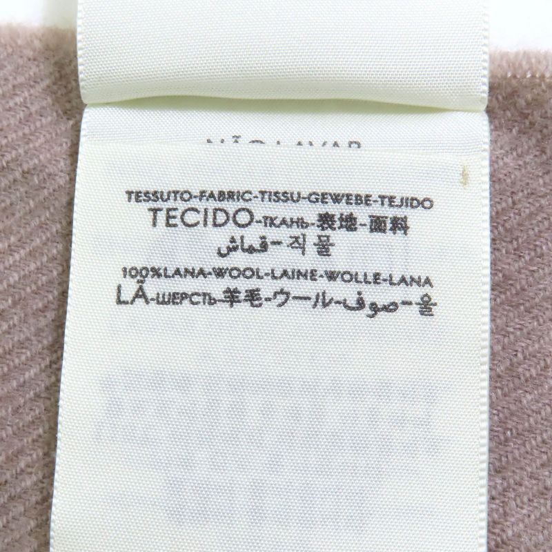 Gucci 387574 4g200 100% Wool Sherry Line Fringed Shawl Scarf Stole Scarf Light