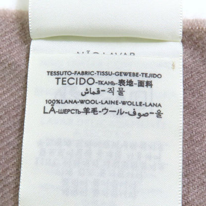 Gucci 387574 4g200 100% Wool Sherry Line Fringed Shawl Scarf Stole Scarf Light