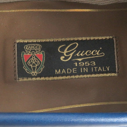 Gucci 1953 Leather Webline Horsebit Gold Hardware Loafers Flat Shoes Moccasins