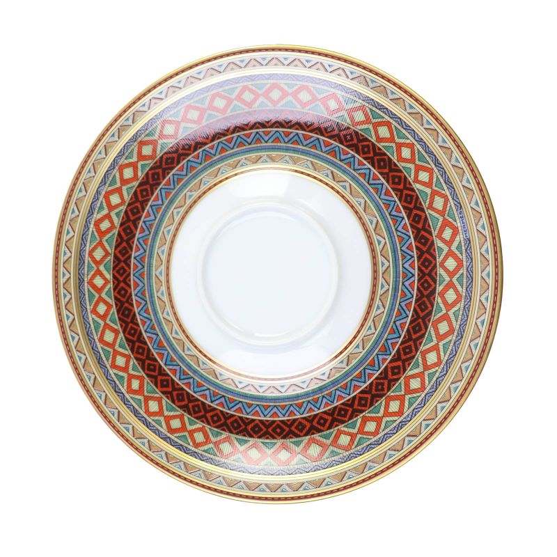 Hermes Chevaldrian Ceramic Horse Motif Teacup And Saucer 1 Set Tableware Multi