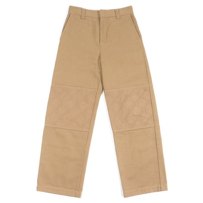  Gucci 771458 100% Cotton Embossed GG Logo Organic Denim Pants With Logo Patch