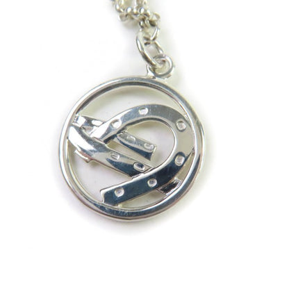 Hermes 925 Horseshoe Bracelet Rolo Chain Bracelet Accessory Silver Weight 6.8g