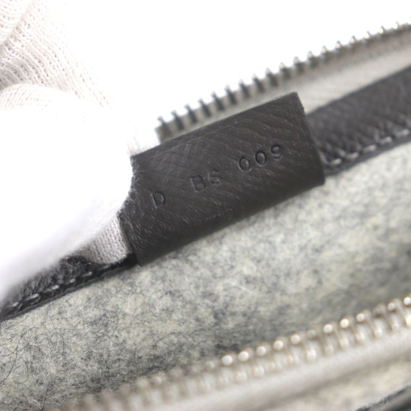 Hermes TOO DOO TOO DOO 29 Felt Vaux Epson Leather Silver Hardware Flat Pouch