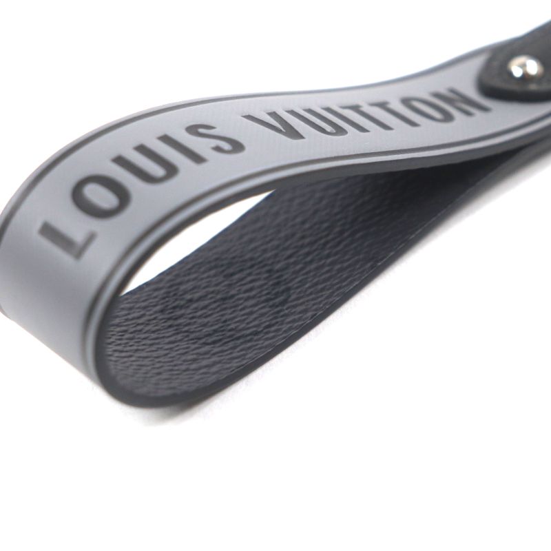  Louis Vuitton 2022 M00337 Capital LV Monogram Eclipse Calf Leather Key Ring
