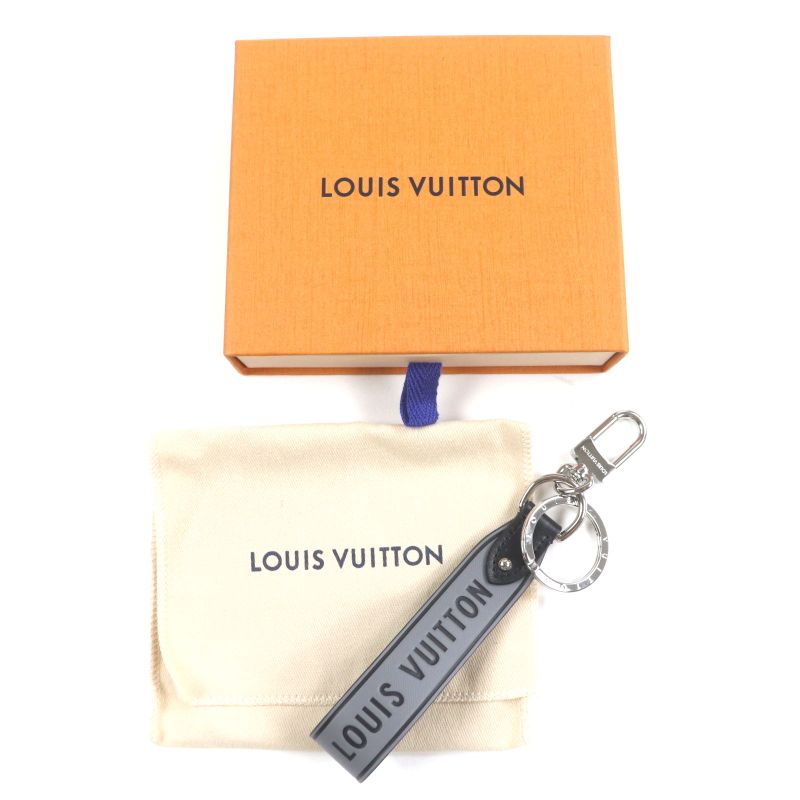  Louis Vuitton 2022 M00337 Capital LV Monogram Eclipse Calf Leather Key Ring