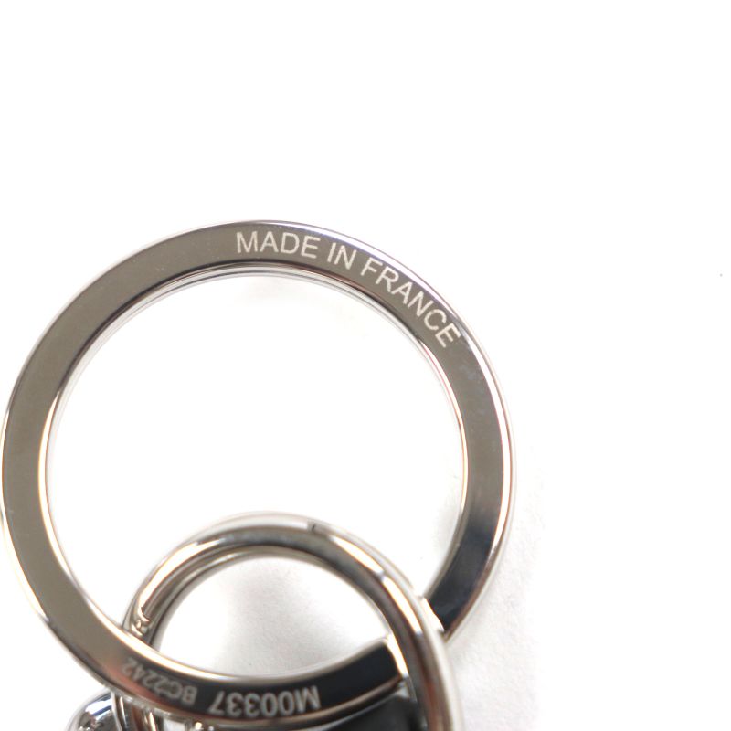  Louis Vuitton 2022 M00337 Capital LV Monogram Eclipse Calf Leather Key Ring