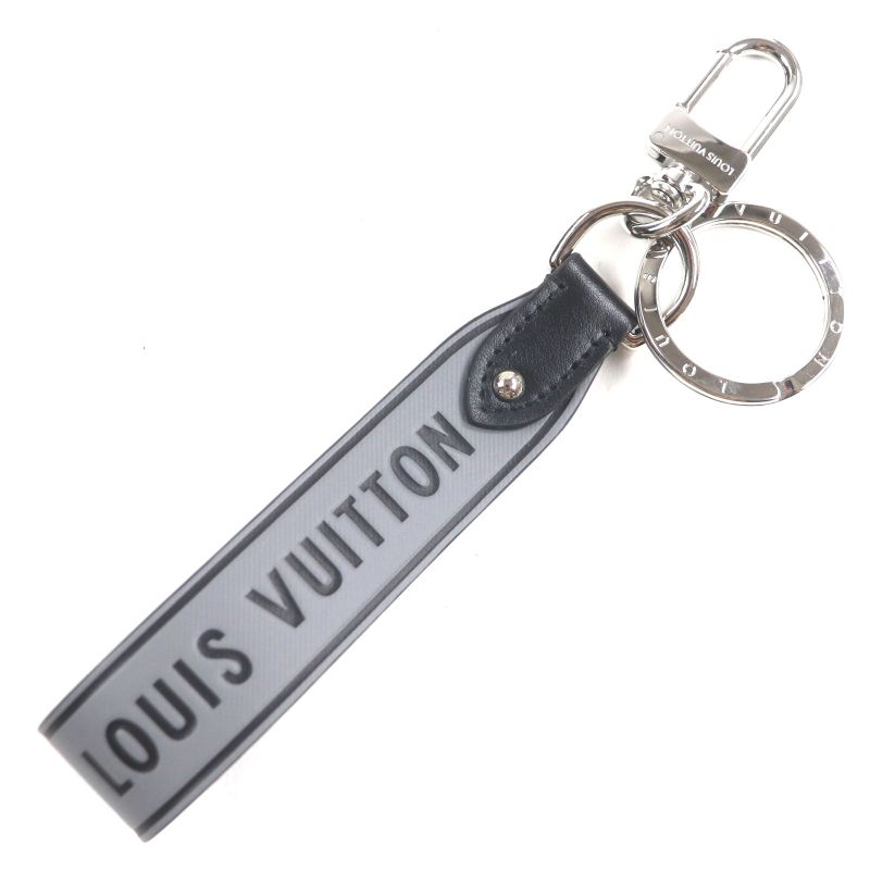  Louis Vuitton 2022 M00337 Capital LV Monogram Eclipse Calf Leather Key Ring