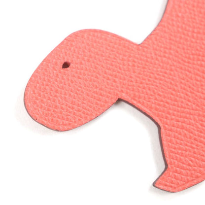 Hermes 1070048 Petit Ashe GM Turtle ROSE Rouge Fuchsi Bag With Charm Box Men