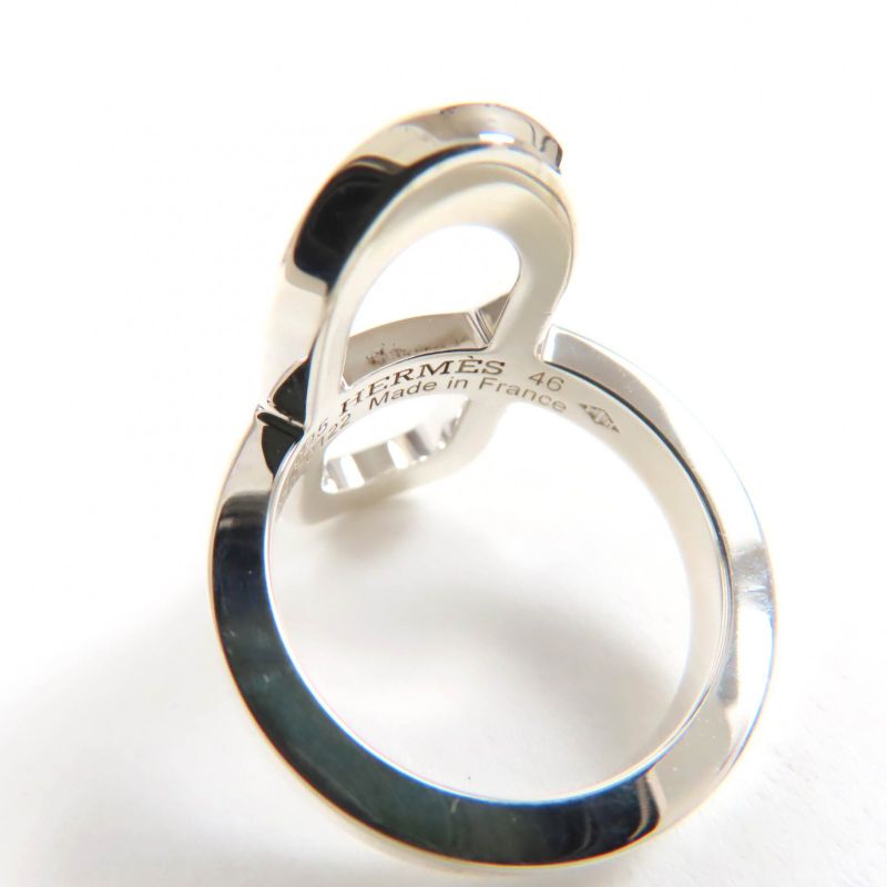 Hermes 2021 Ever Chaine D'ancre PM Ring Ag925 Ring - Silver 46 Size Equivalent
