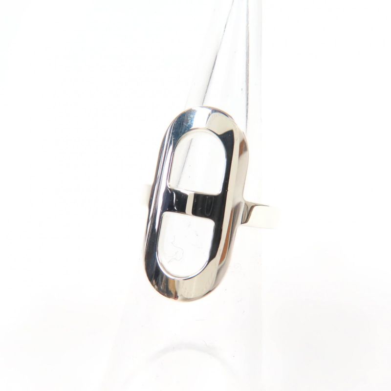 Hermes 2021 Ever Chaine D'ancre PM Ring Ag925 Ring - Silver 46 Size Equivalent