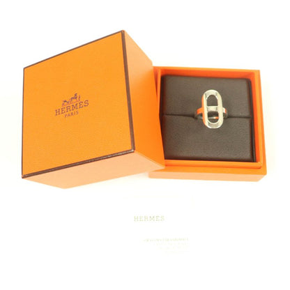 Hermes 2021 Ever Chaine D'ancre PM Ring Ag925 Ring - Silver 46 Size Equivalent